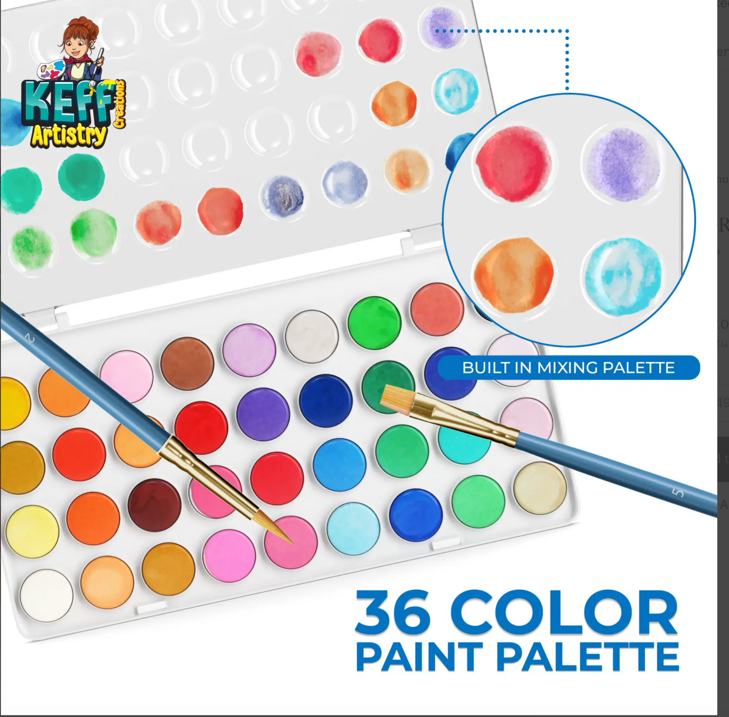 Watercolor Paint Kit for Kids