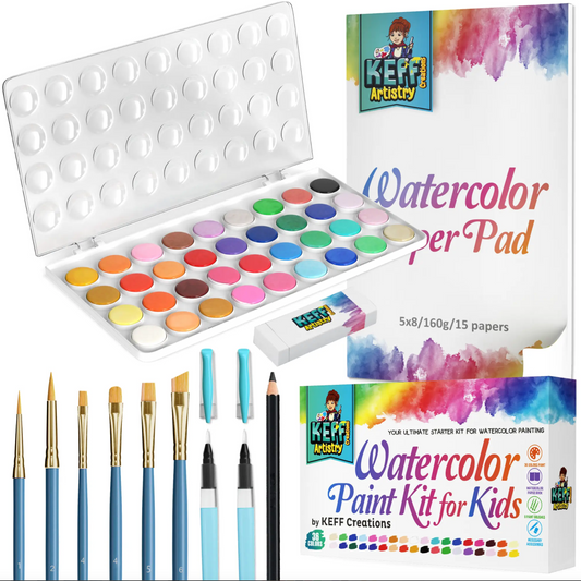 Watercolor Paint Kit for Kids